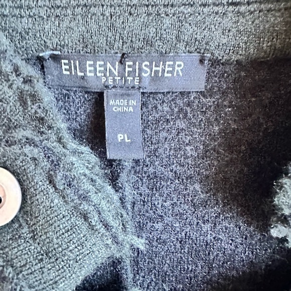 Eileen Fisher Merino wool military jacket PL - Picture 5 of 5